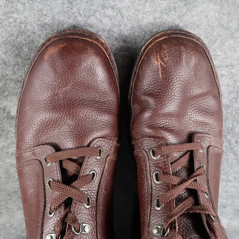 Propet Shoes Mens 13 5E Wide Casual Comfort Village Walker Brown Leather Oxford